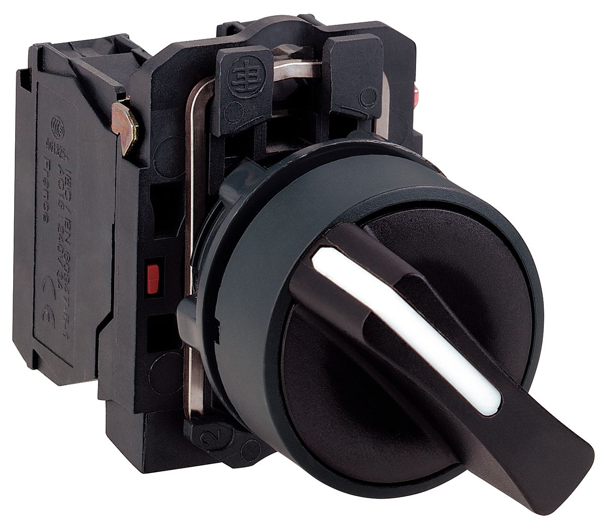 Schneider Selector Switch XB5AD25, Durable Selector Switch with Multiple Positions, Suitable for Industrial Controls and Electrical Panels